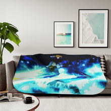 Load image into Gallery viewer, Saber.s Fate zero Cutout Screenshots Sherpa Blanket
