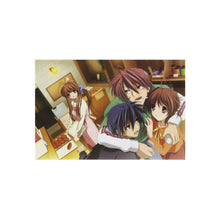 Load image into Gallery viewer, Clannad Tomoya Okazaki, Nagisa Furukawa, Akio Furukawa, Sanae Furukawa Rug
