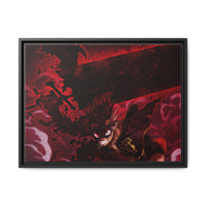 Black Clover Asta Canvas Framed Art Print