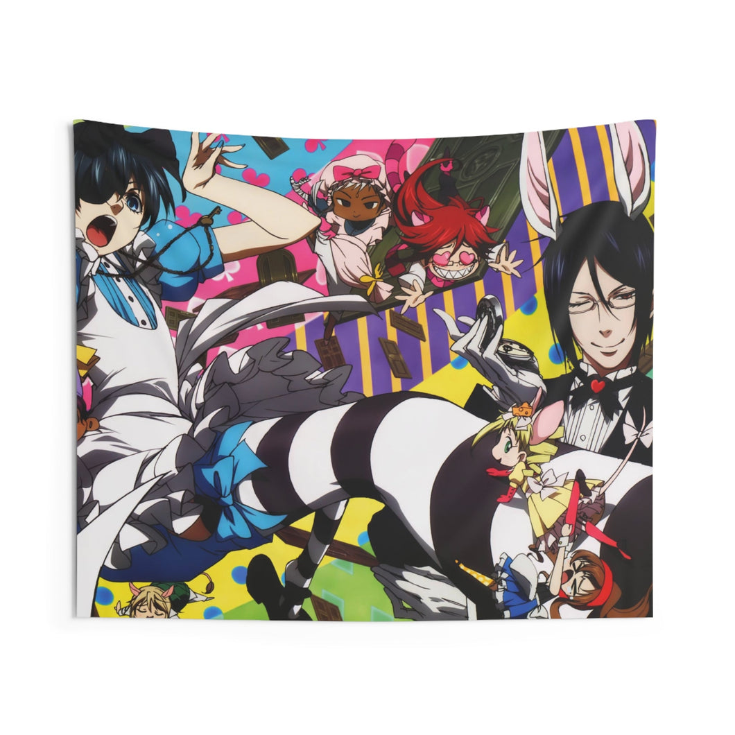 Black Butler Indoor Wall Tapestry