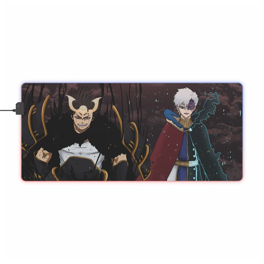 Anime Black Clover RGB LED Mouse Pad (Desk Mat)