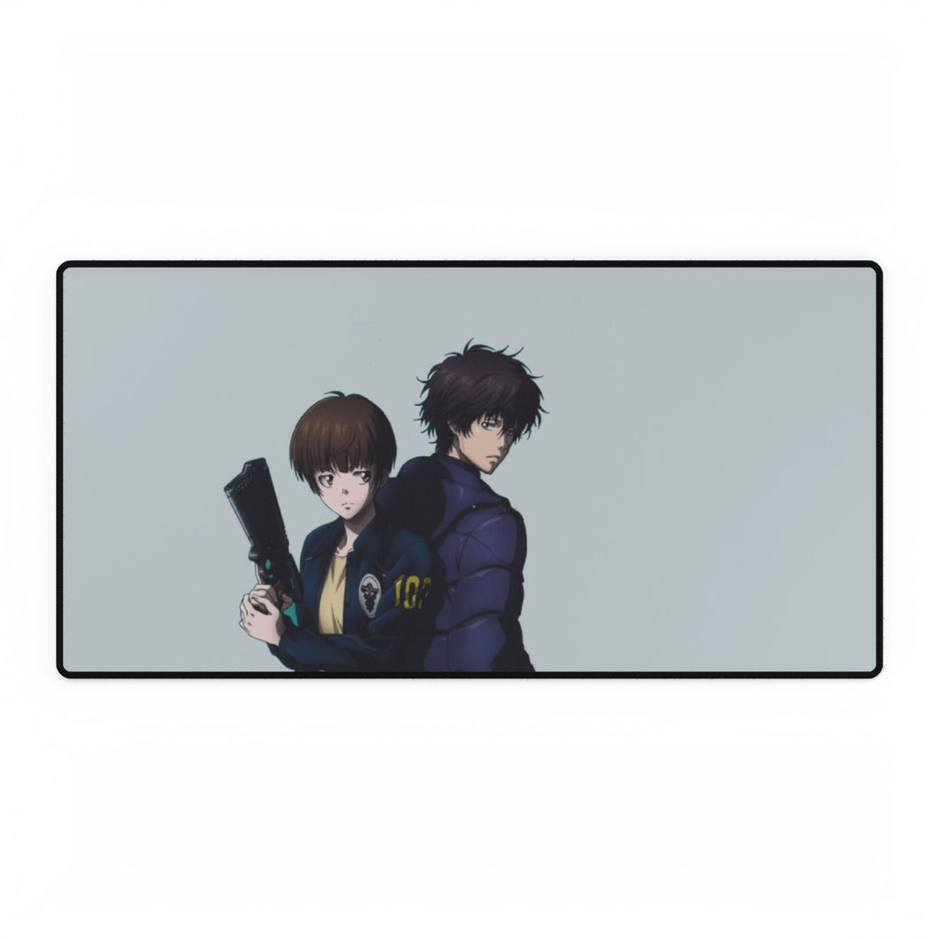 Psycho-Pass Inspecter and a villain Mouse Pad (Desk Mat)