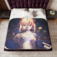Load image into Gallery viewer, Anime Fate/Stay Night Sherpa Blanket
