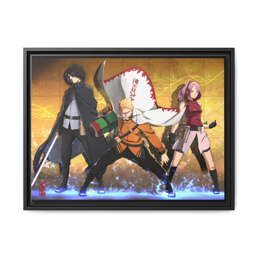 Anime Boruto Canvas Framed Art Print