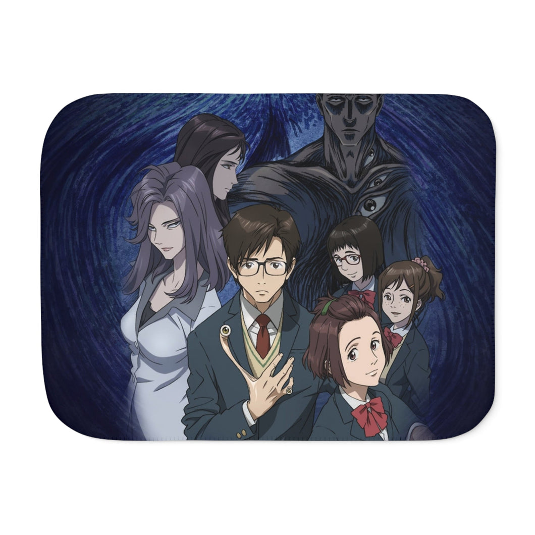 Parasyte -the Maxim- Main Members and Villain Sherpa Blanket