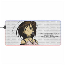 Load image into Gallery viewer, The Melancholy Of Haruhi Suzumiya RGB LED Mouse Pad (Desk Mat)
