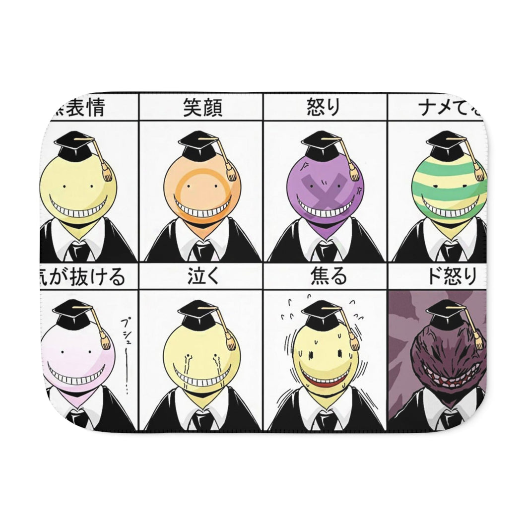 Assassination Classroom Sherpa Blanket