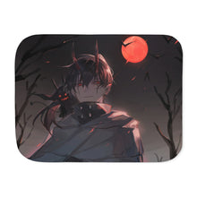 Load image into Gallery viewer, Nacht Black Clover Sherpa Blanket
