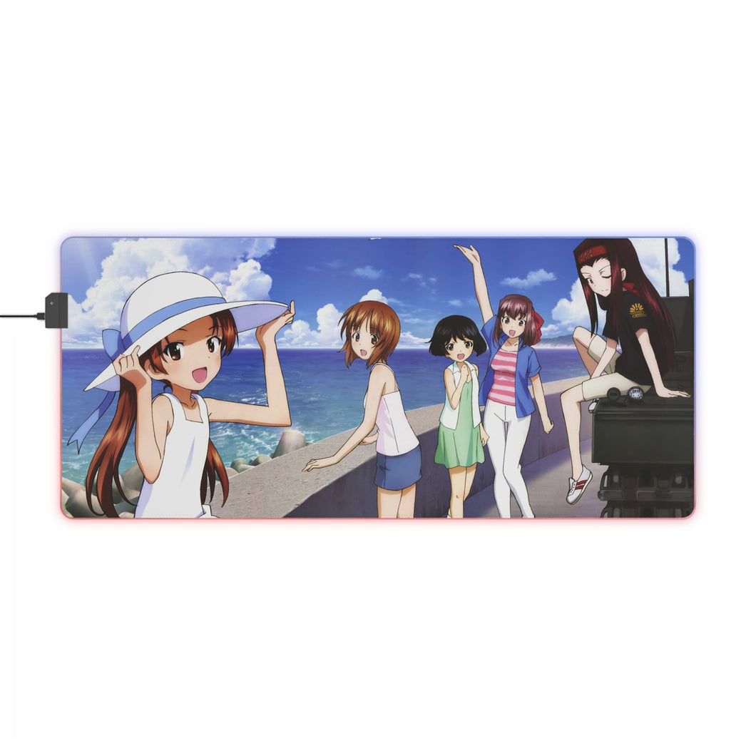 Girls und Panzer RGB LED Mouse Pad (Desk Mat)