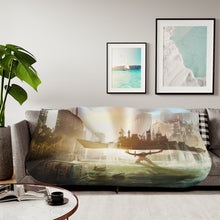 Load image into Gallery viewer, Anime Neon Genesis Evangelion Sherpa Blanket
