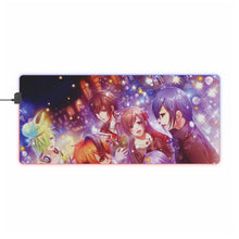 Load image into Gallery viewer, Glass Heart Princess RGB LED Mouse Pad (Desk Mat)
