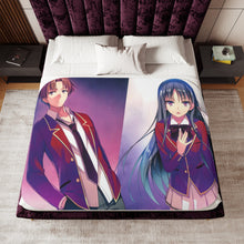Load image into Gallery viewer, Classroom of the Elite Suzune Horikita Sherpa Blanket
