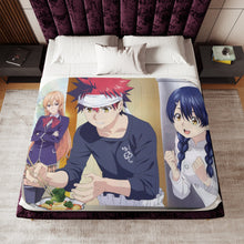 Load image into Gallery viewer, Anime Food Wars: Shokugeki no Soma Sherpa Blanket
