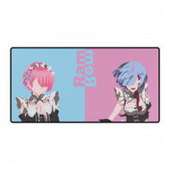 Re:Zero Rem and Ram Mouse Pad (Desk Mat)