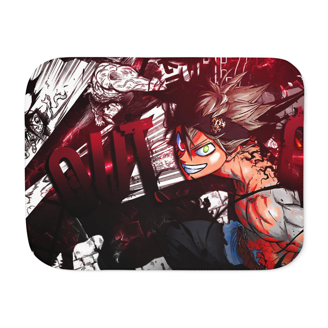 Black Clover Asta Sherpa Blanket