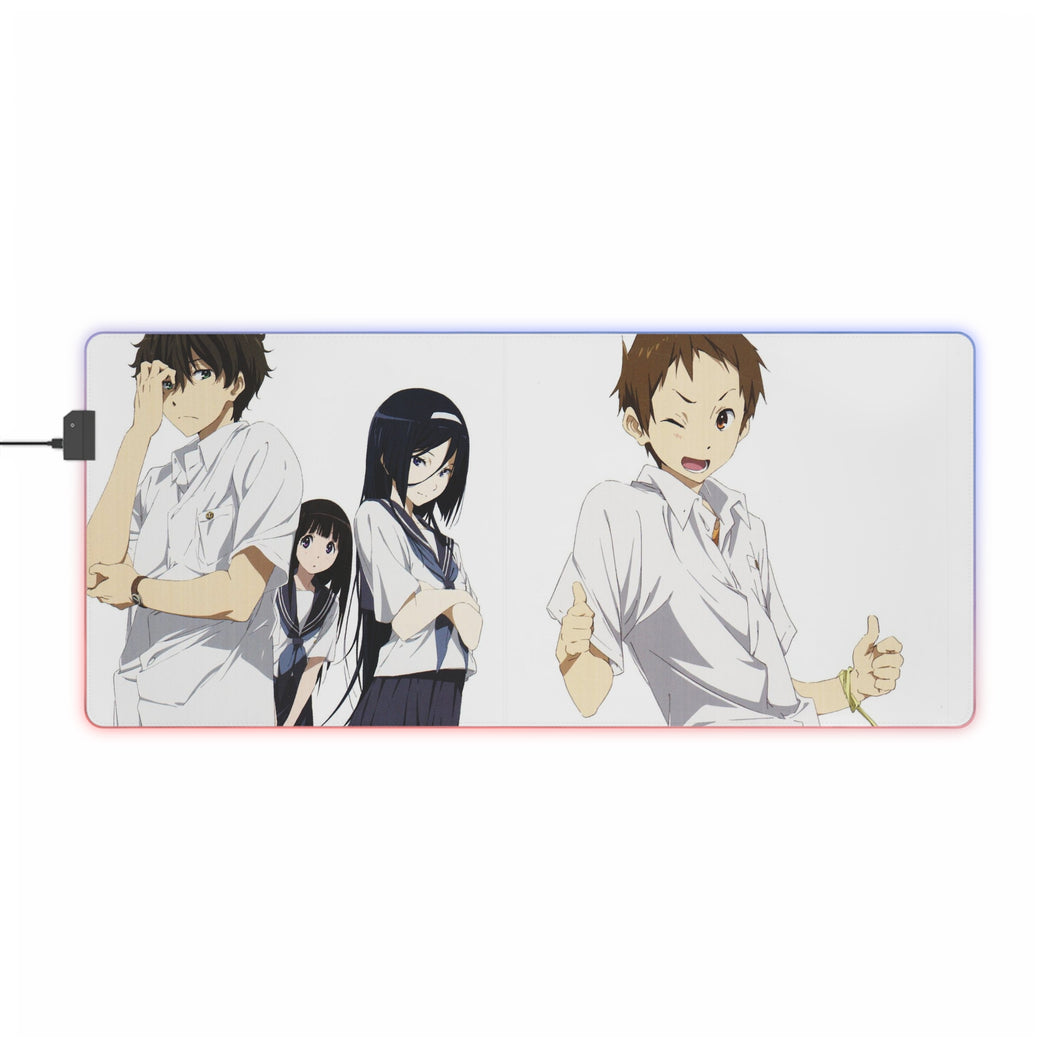 Hyuoka main members RGB LED Mouse Pad (Desk Mat)