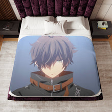 Load image into Gallery viewer, Yuuta Togashi Dark Flame Master Sherpa Blanket
