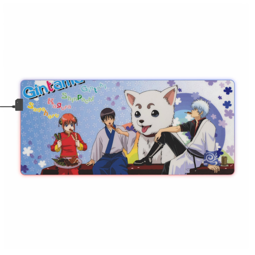Anime Gintama RGB LED Mouse Pad (Desk Mat)