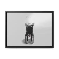Ken Kaneki - Mask Canvas Framed Art Print