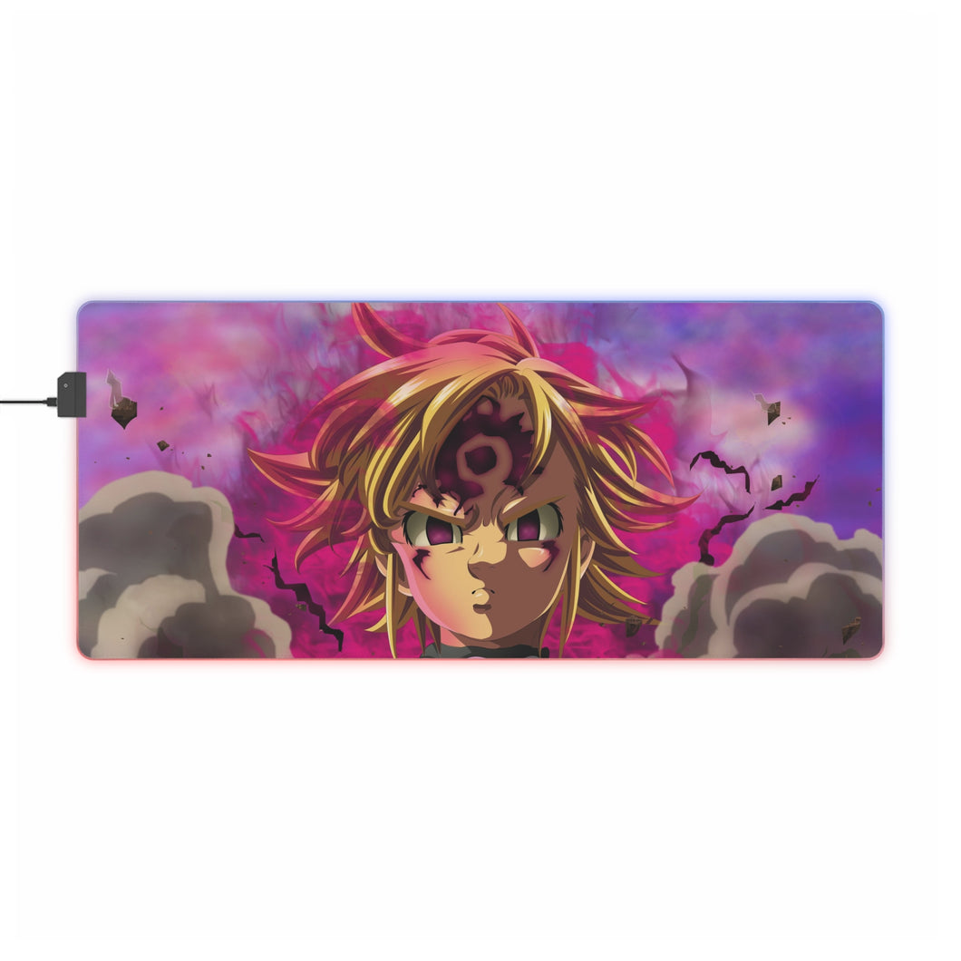 The Seven Deadly Sins Meliodas RGB LED Mouse Pad (Desk Mat)