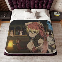 Load image into Gallery viewer, Ao No Exorcist Sherpa Blanket
