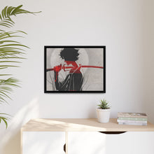 Load image into Gallery viewer, Anime Samurai Champloo Canvas Framed Art Print
