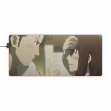 Load image into Gallery viewer, Okabe and Kurisu RGB LED Mouse Pad (Desk Mat)
