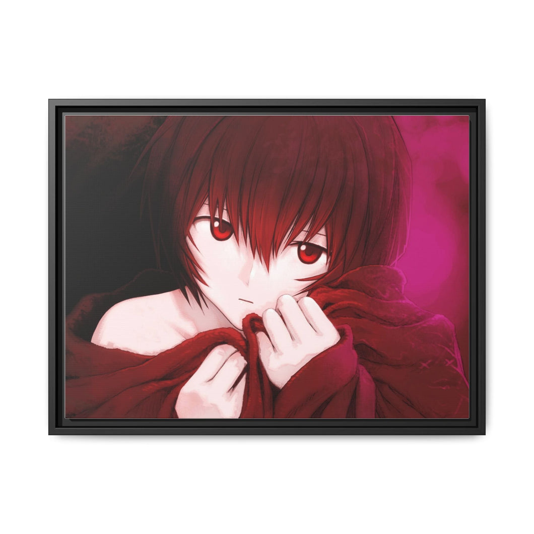 Anime Neon Genesis Evangelion Canvas Framed Art Print
