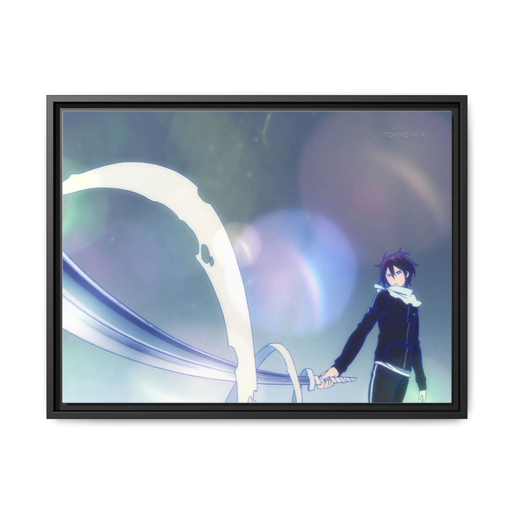 Noragami Yato, Noragami Canvas Framed Art Print