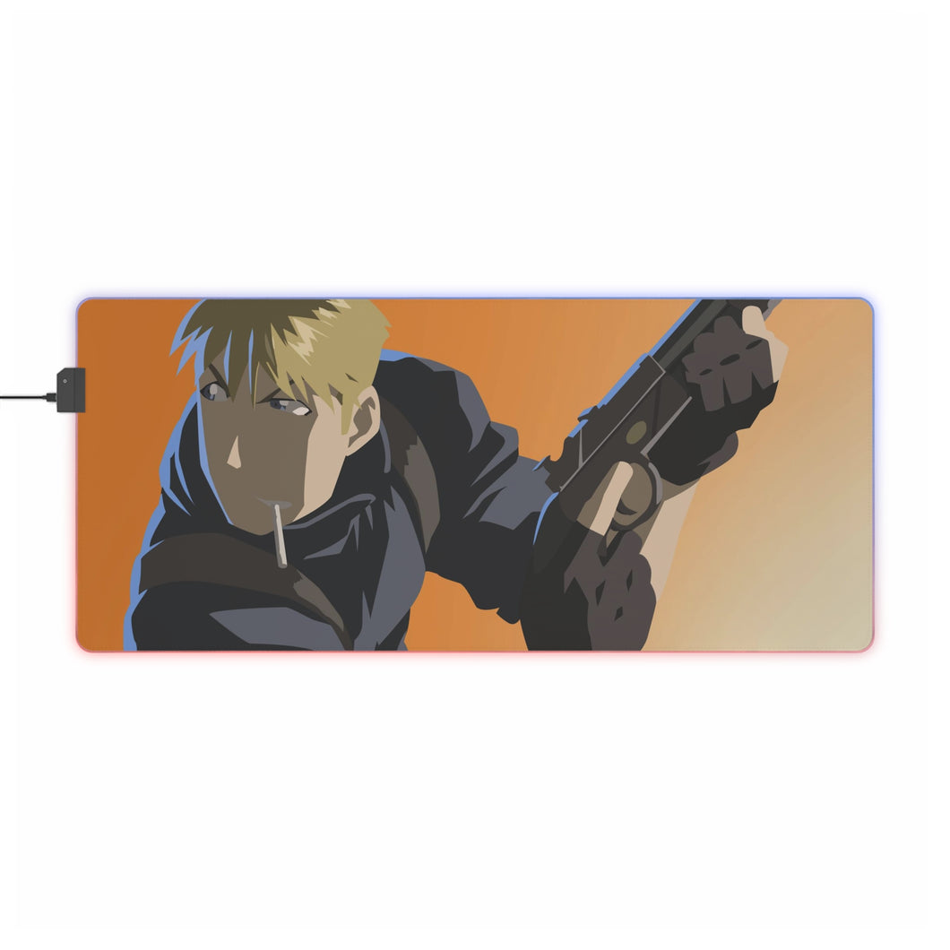 Anime FullMetal Alchemist RGB LED Mouse Pad (Desk Mat)