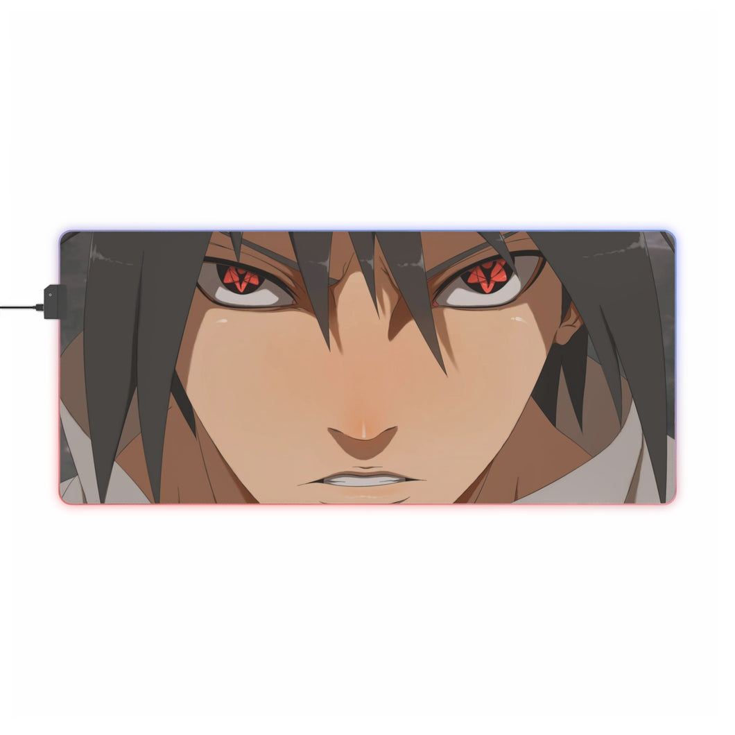 Sasuke Uchiha RGB LED Mouse Pad (Desk Mat)