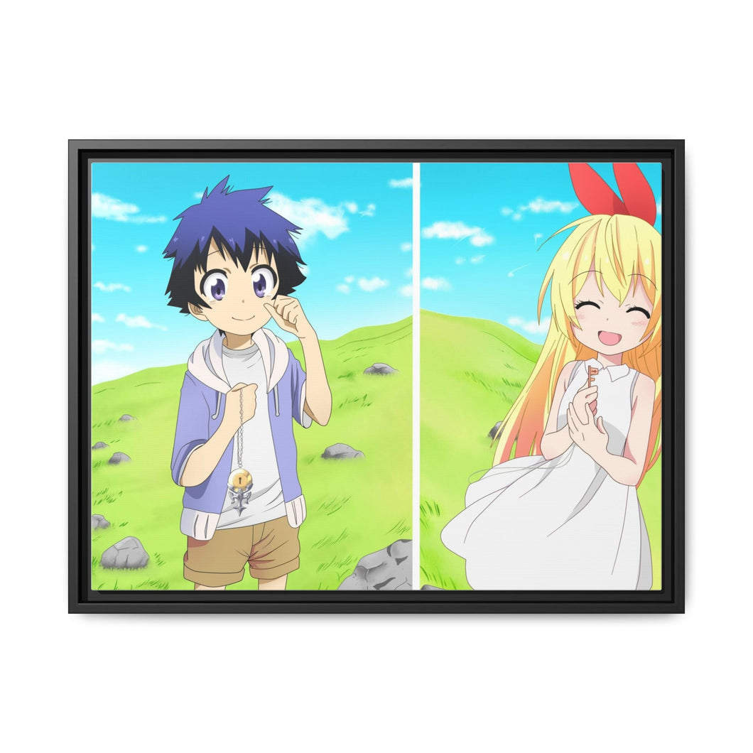 Anime Nisekoi Canvas Framed Art Print