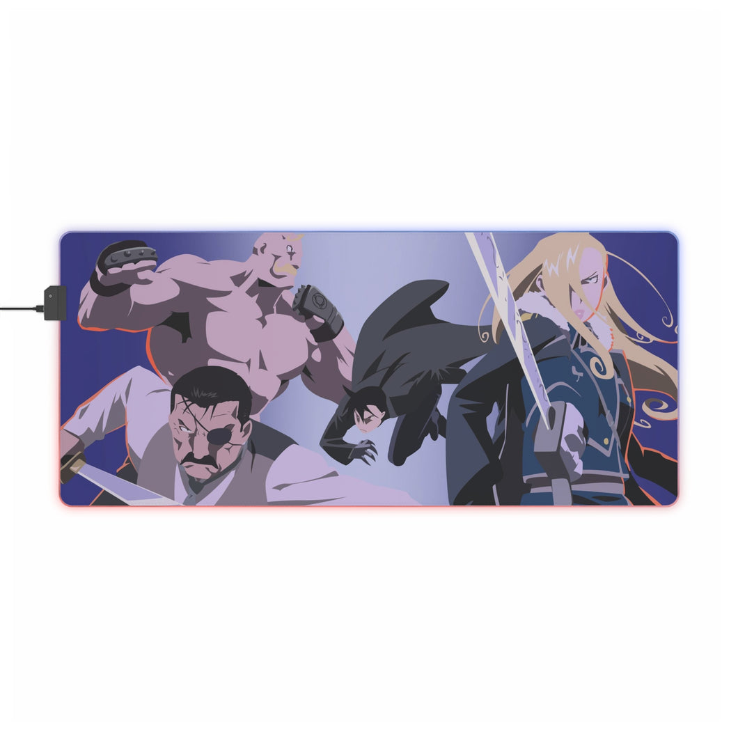 Anime FullMetal Alchemist RGB LED Mouse Pad (Desk Mat)