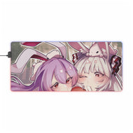 Fujiwara no Mokou & Reisen Udongein Inaba RGB LED Mouse Pad (Desk Mat)