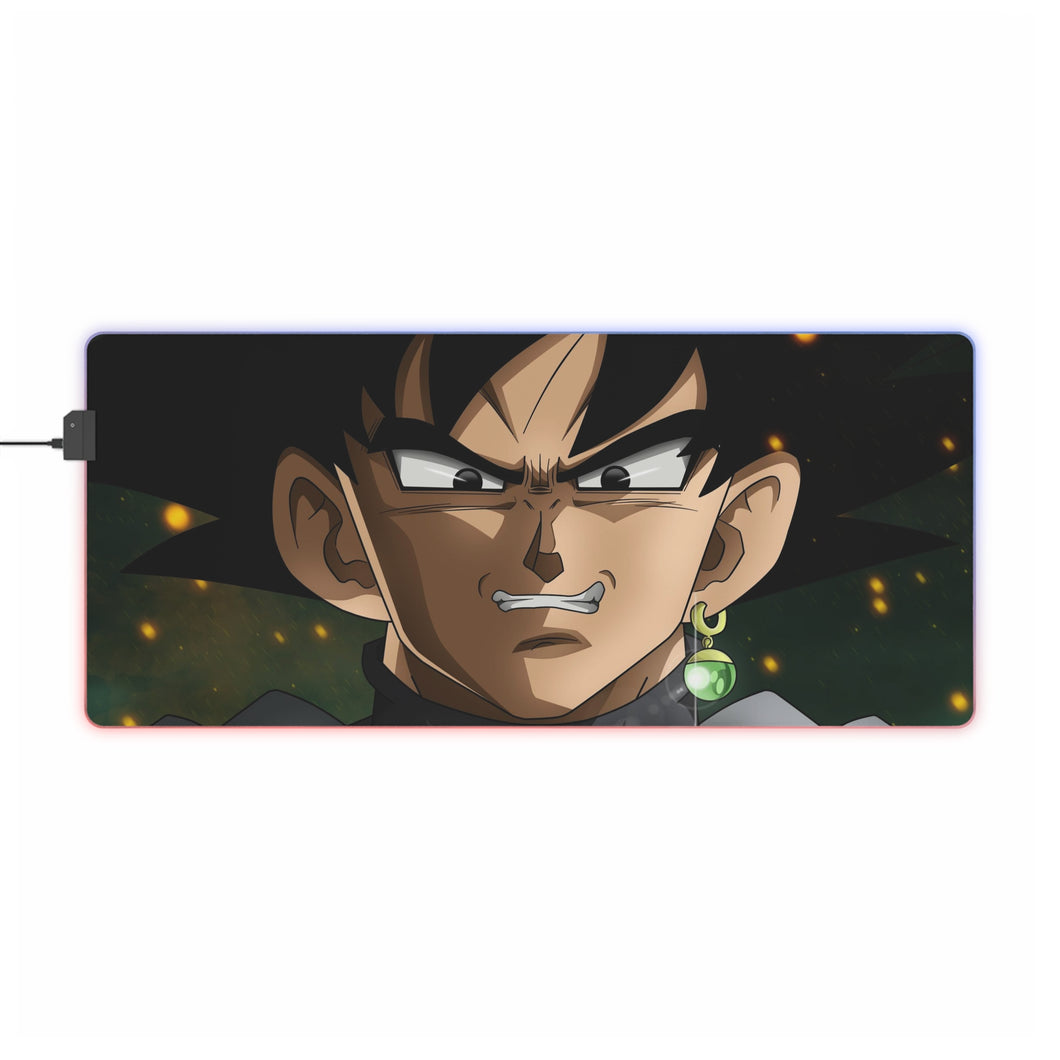 Black Goku RGB LED Mouse Pad (Desk Mat)