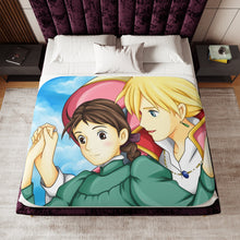 Load image into Gallery viewer, Anime Howl&#39;s Moving Castle Sherpa Blanket
