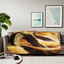 Load image into Gallery viewer, Good Morning Shenron Sherpa Blanket
