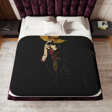 Load image into Gallery viewer, One Piece Monkey D. Luffy Sherpa Blanket
