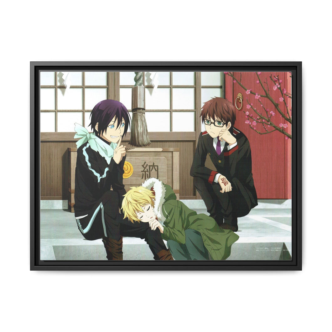 Anime Noragami Canvas Framed Art Print