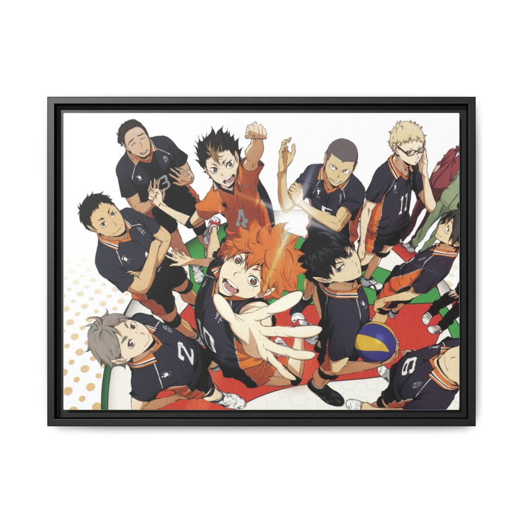 Anime Haikyu!! Canvas Framed Art Print