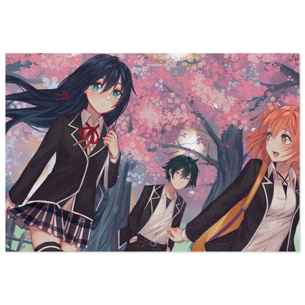 My Teen Romantic Comedy SNAFU Hachiman Hikigaya, Yukino Yukinoshita, Yui Yuigahama Jigsaw Puzzle