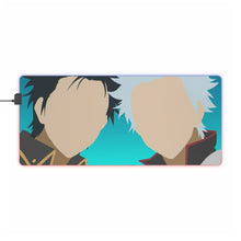 Load image into Gallery viewer, Hijikata &amp; Gintoki RGB LED Mouse Pad (Desk Mat)
