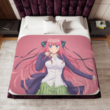 Load image into Gallery viewer, Nino Nakano from 5-Toubun no Hanayome Sherpa Blanket
