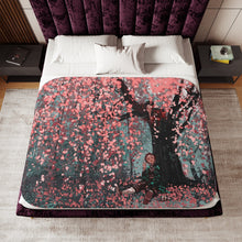 Load image into Gallery viewer, Anime Demon Slayer: Kimetsu no Yaiba Sherpa Blanket
