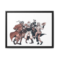 Stardust Crusaders Canvas Framed Art Print
