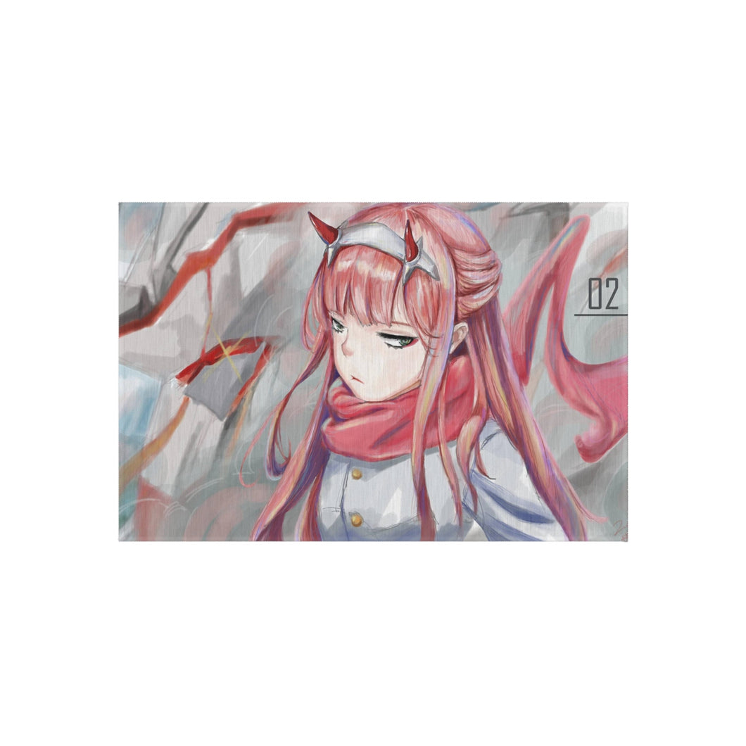 Kawaii Zero Two Rug