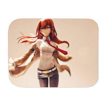 Load image into Gallery viewer, Makise Kurisu Sherpa Blanket
