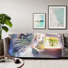 Load image into Gallery viewer, Anohana Meiko Honma Sherpa Blanket
