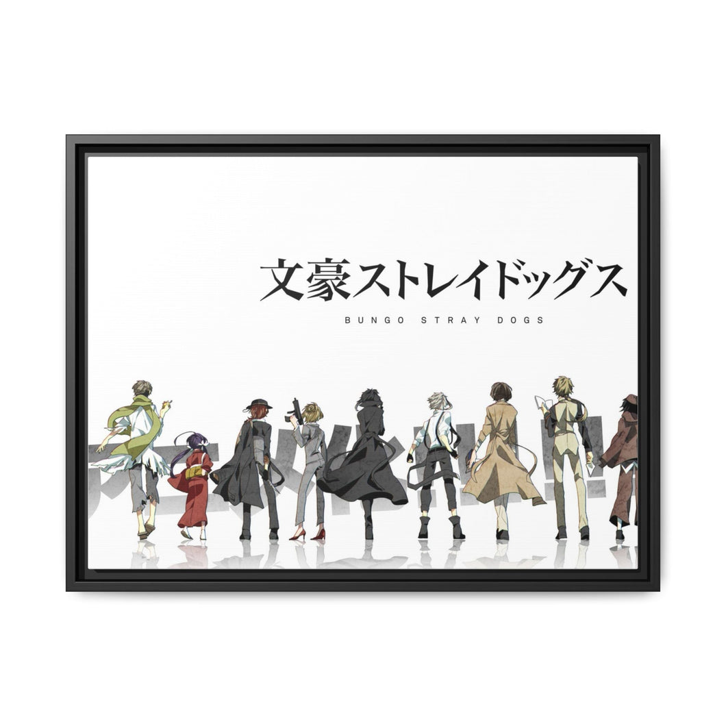 Anime Bungou Stray Dogs Canvas Framed Art Print
