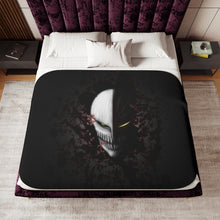 Load image into Gallery viewer, Kurosaki Ichigo Hollow Mask Sherpa Blanket
